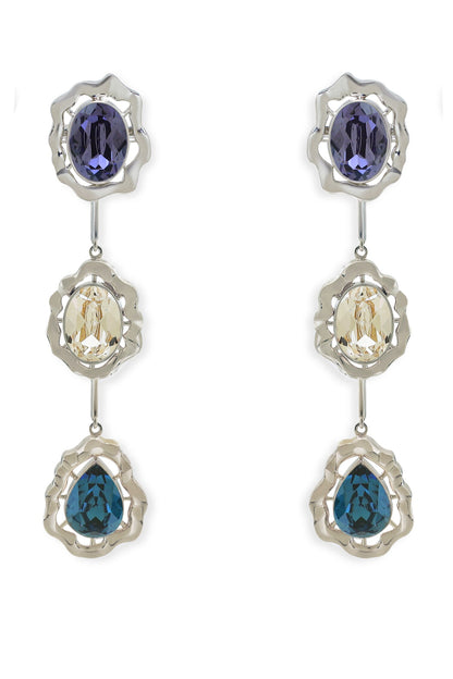 Blue Designer Earrings Set 