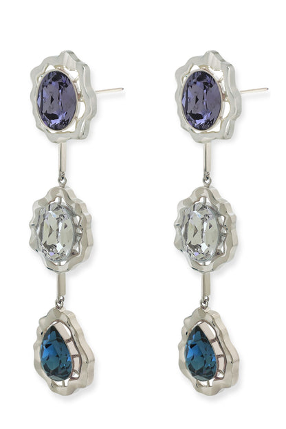 Blue Designer Earrings Set 