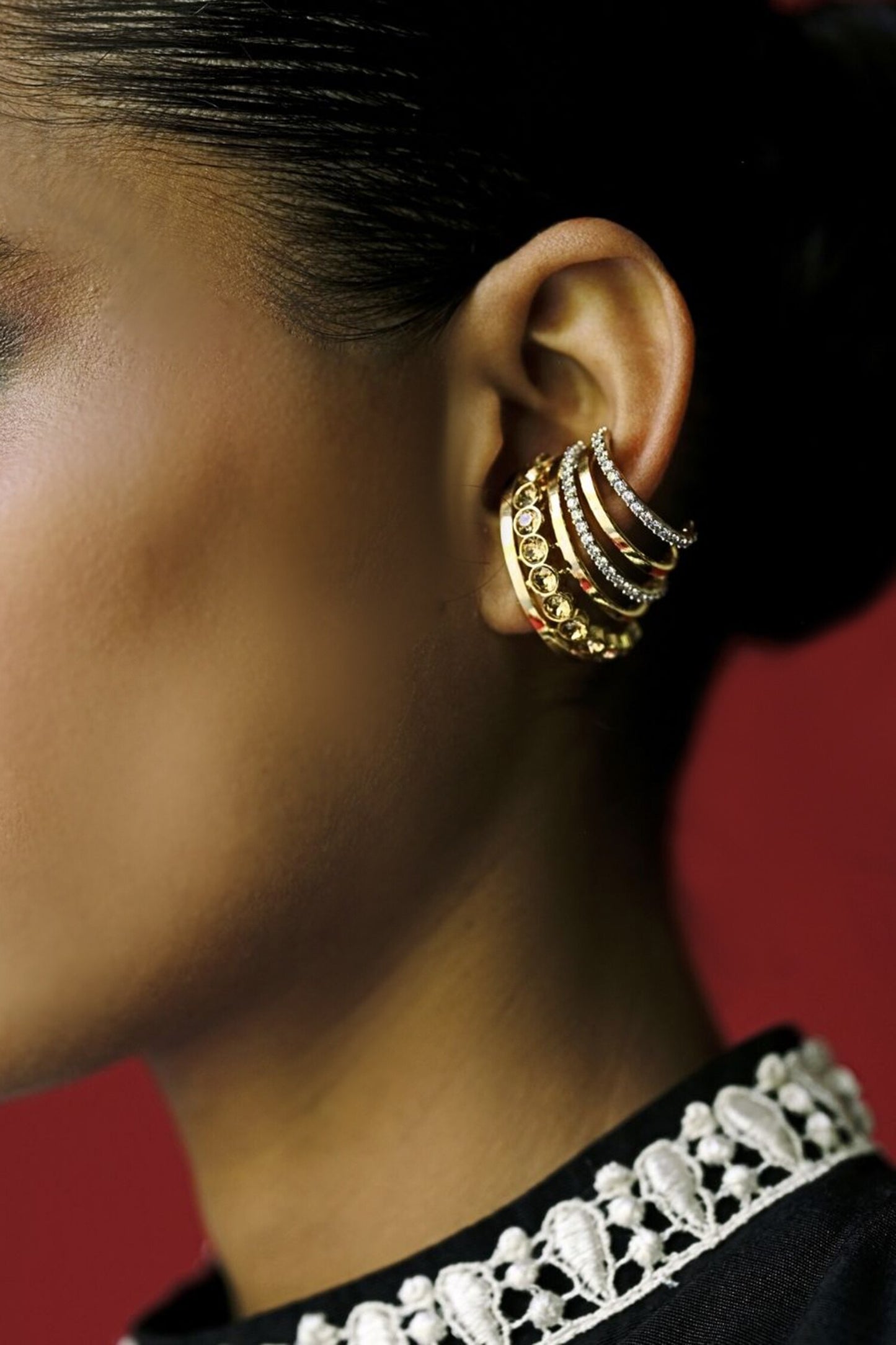 Designer Gold Plated Earring 