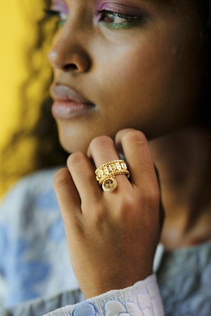 Designer Embellished Ring 