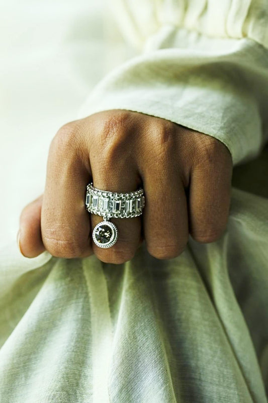 Silver Designer Ring 