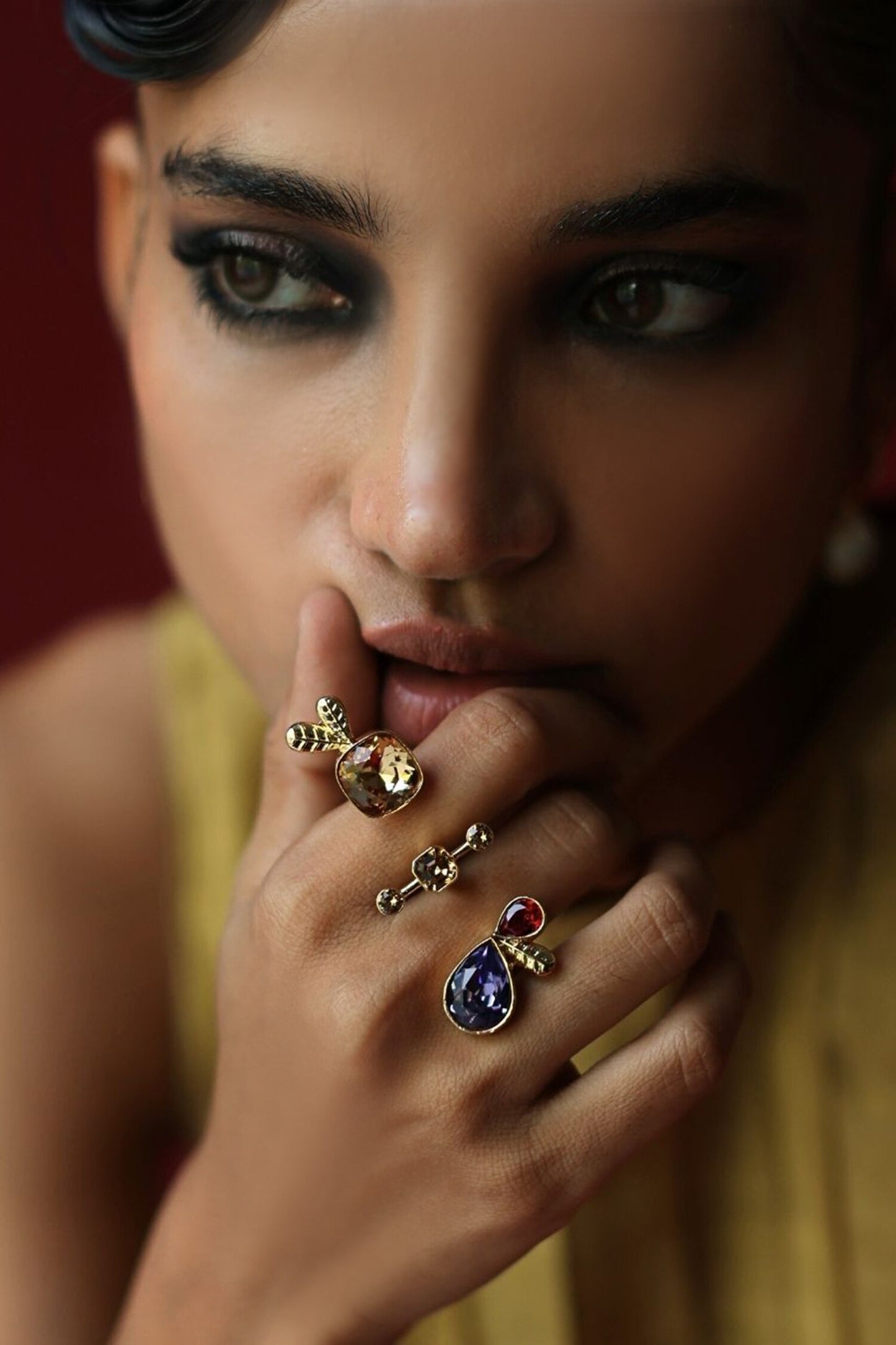 Multicolour Designer Ring 