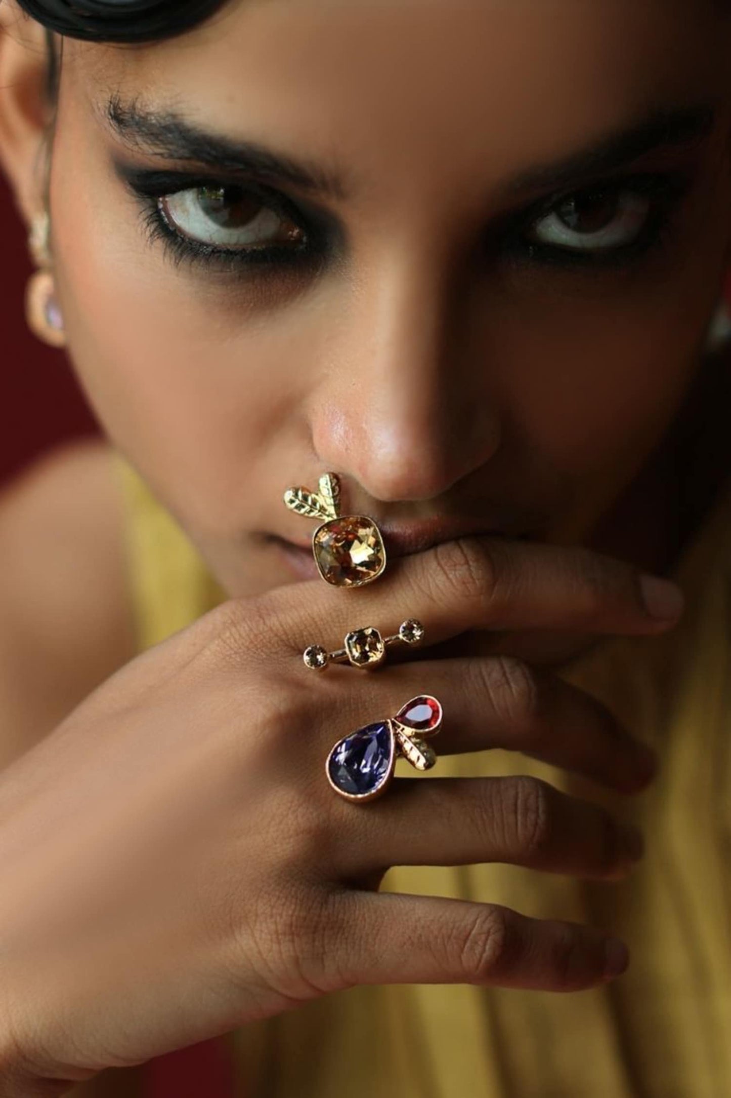 Multicolour Designer Ring 