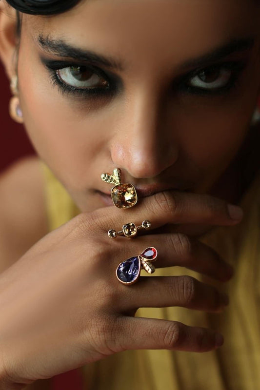 Multicolour Designer Ring 