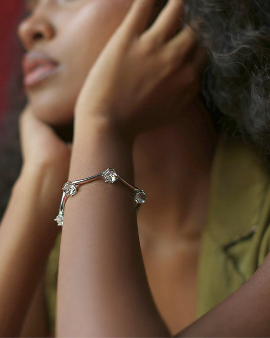 Designer Silver Bracelet  