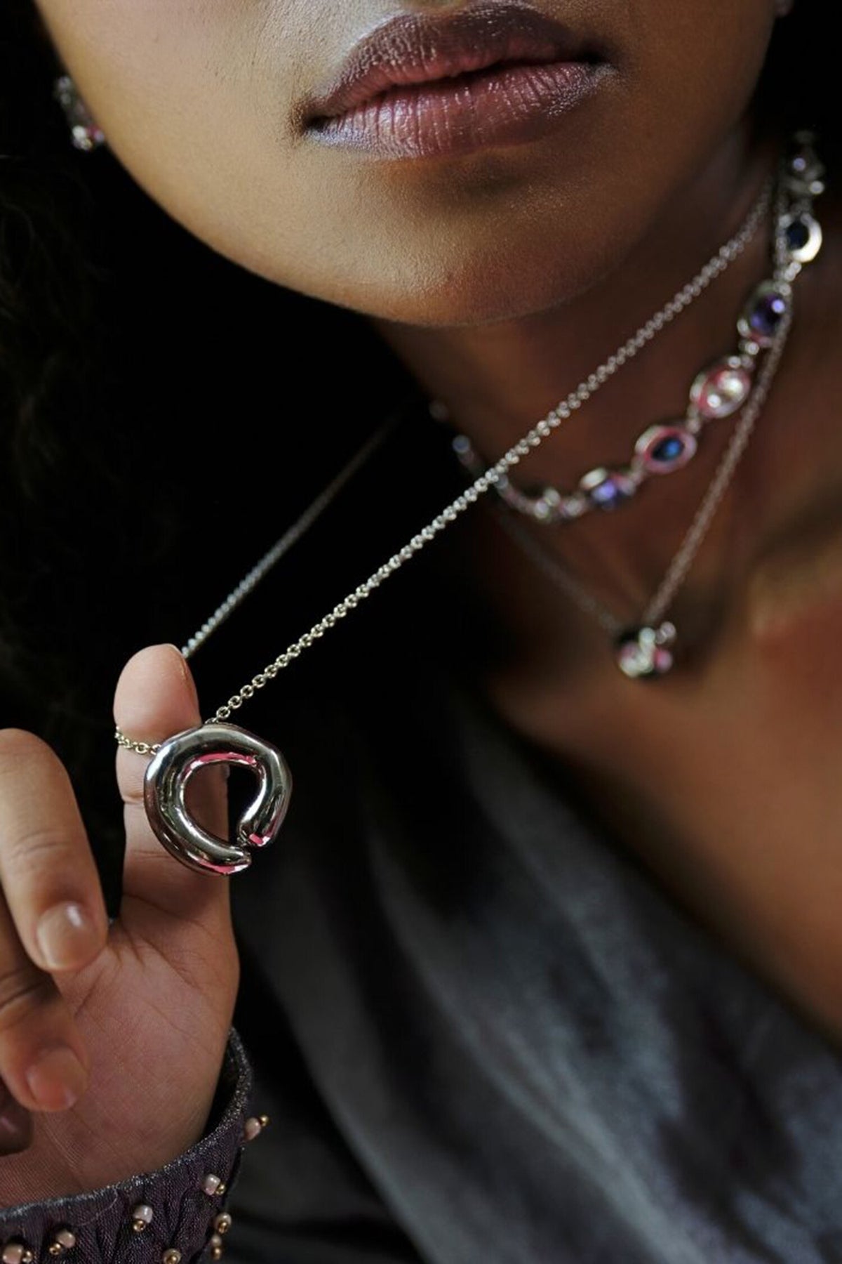 Silver Pendant Necklace 