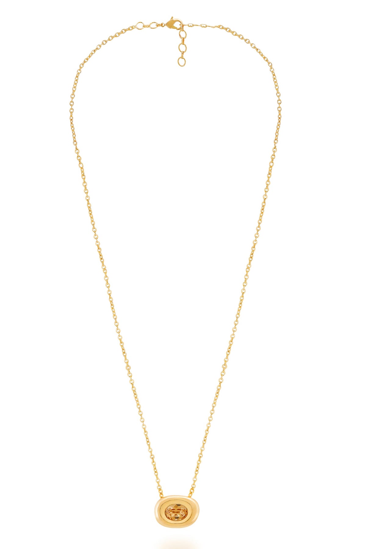 Golden Pendant Necklace 