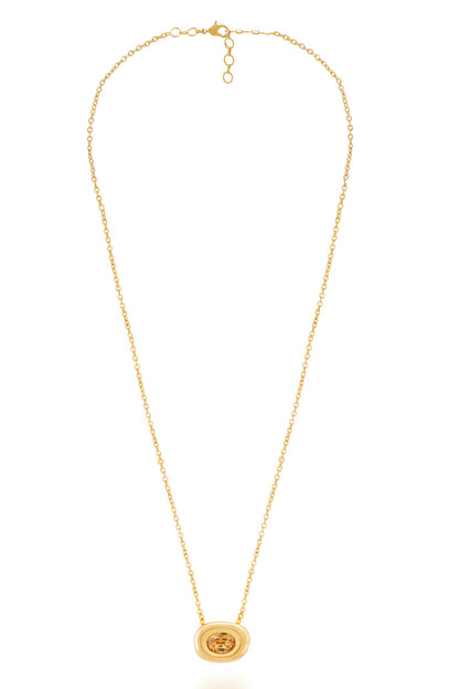 Golden Pendant Necklace 
