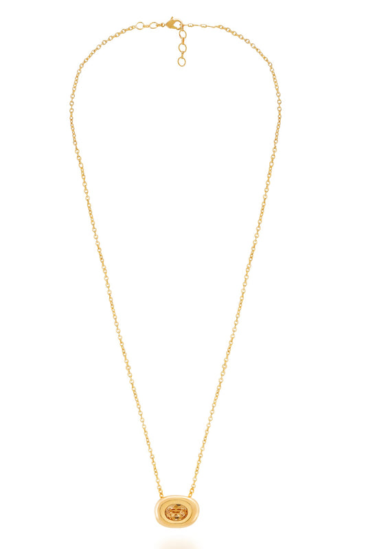 Golden Pendant Necklace 