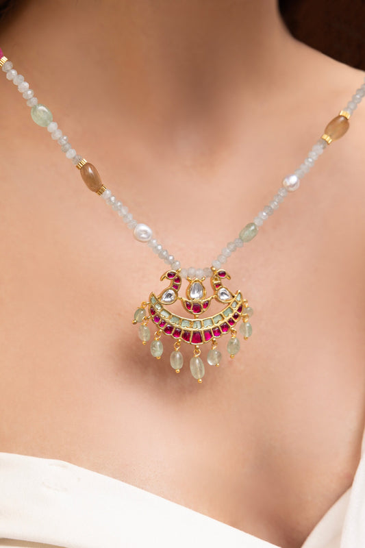 Amaira Gold Finish Necklace 
