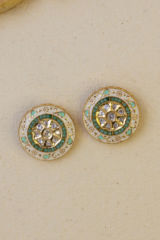 Kundan Cascade Earrings 