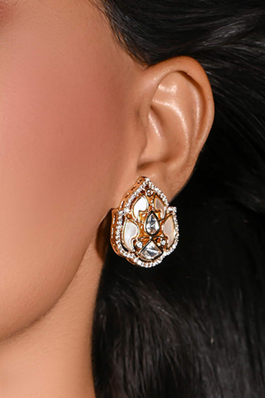 Kundan Twilight Gold Earrings 