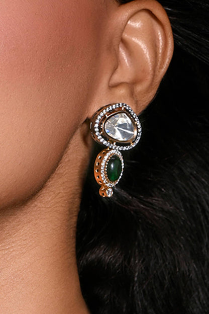 Crimson Cascade Earrings 