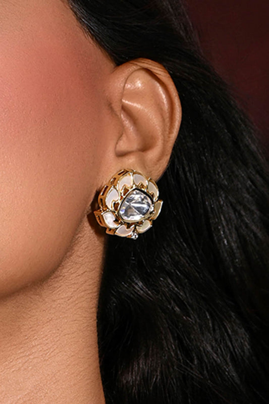 Gold Enchanted Echo Earrings 
