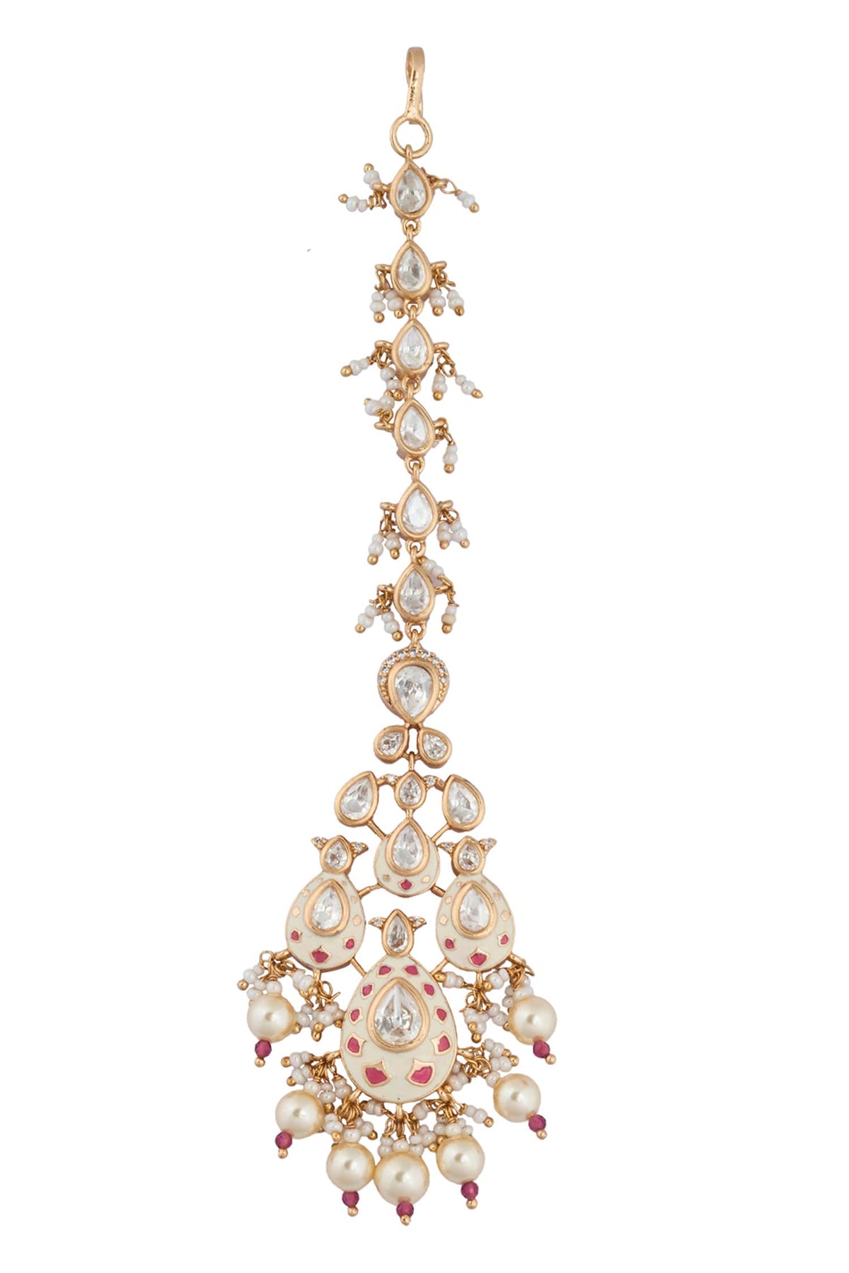Kundan Jewelry Set with Maangtikka 