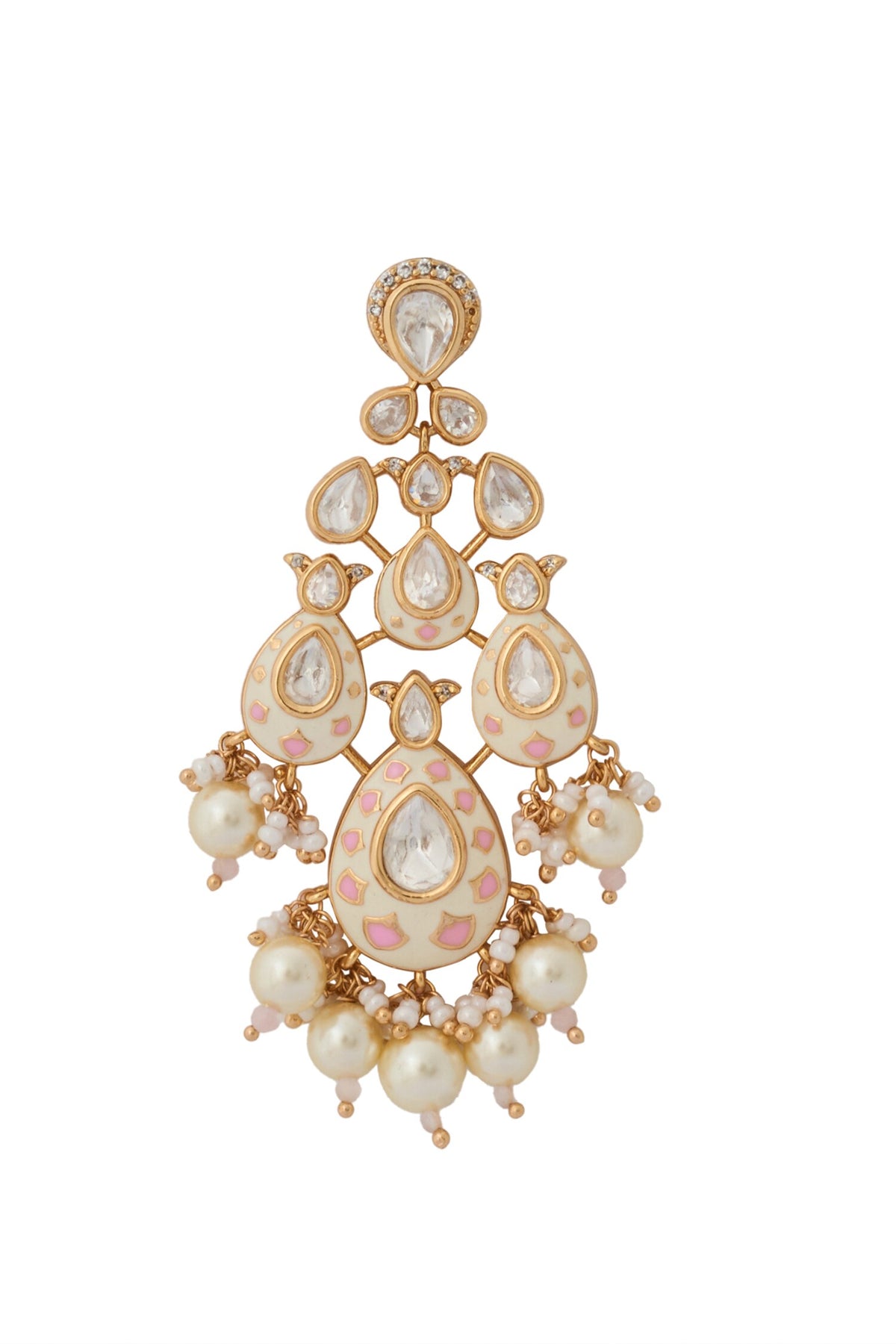 Kundan Jewelry Set with Maangtikka 