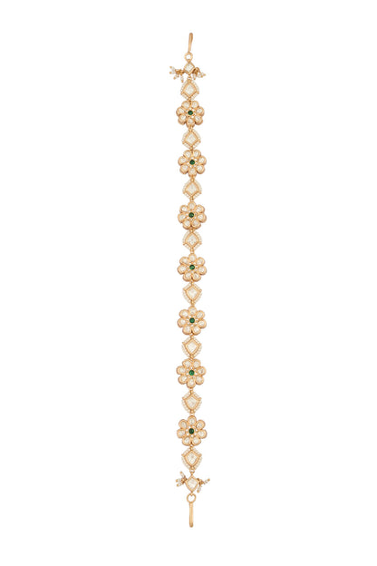 Kundan Flower Mathapatti 