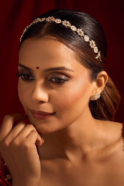 Kundan Flower Mathapatti 