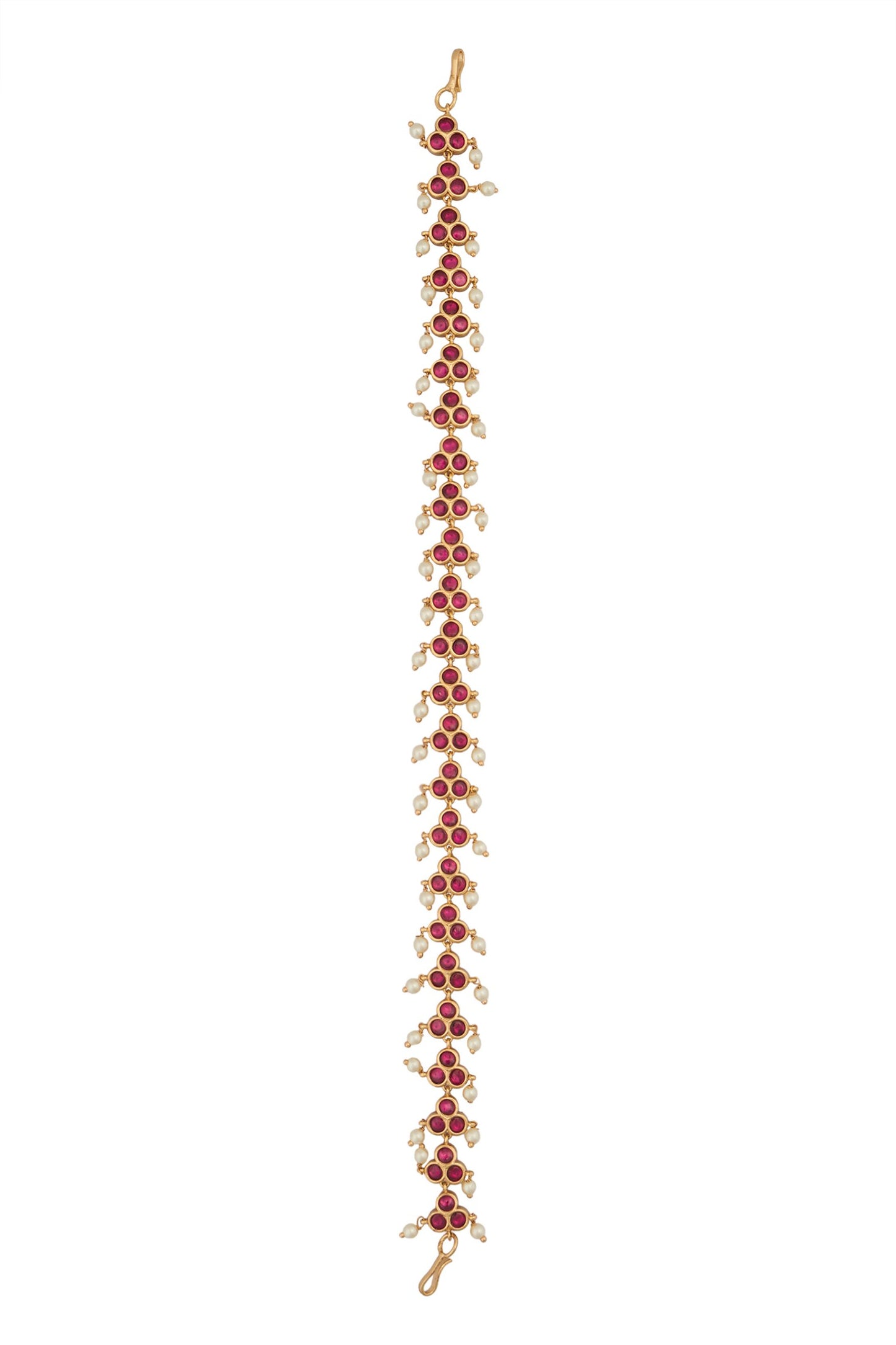 Kundan Ruby Pink Mathapatti 