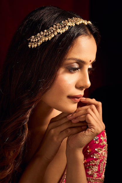 Kundan Green Mathapatti 