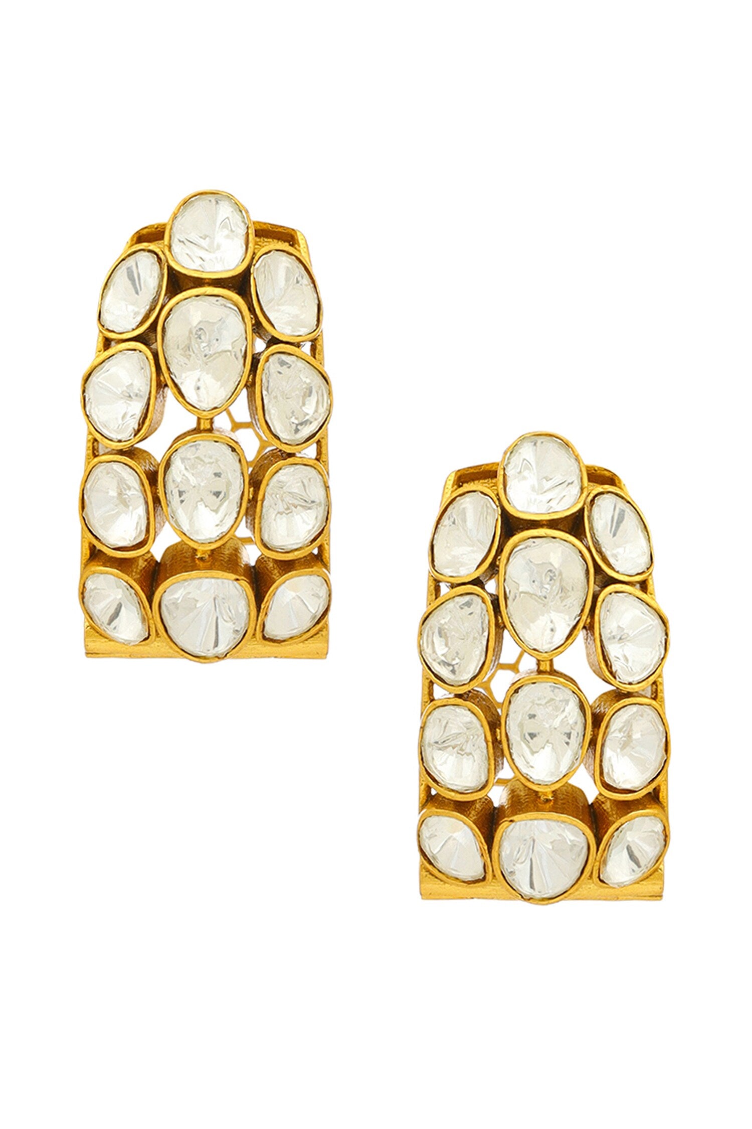 Kundan Circular Earrings 