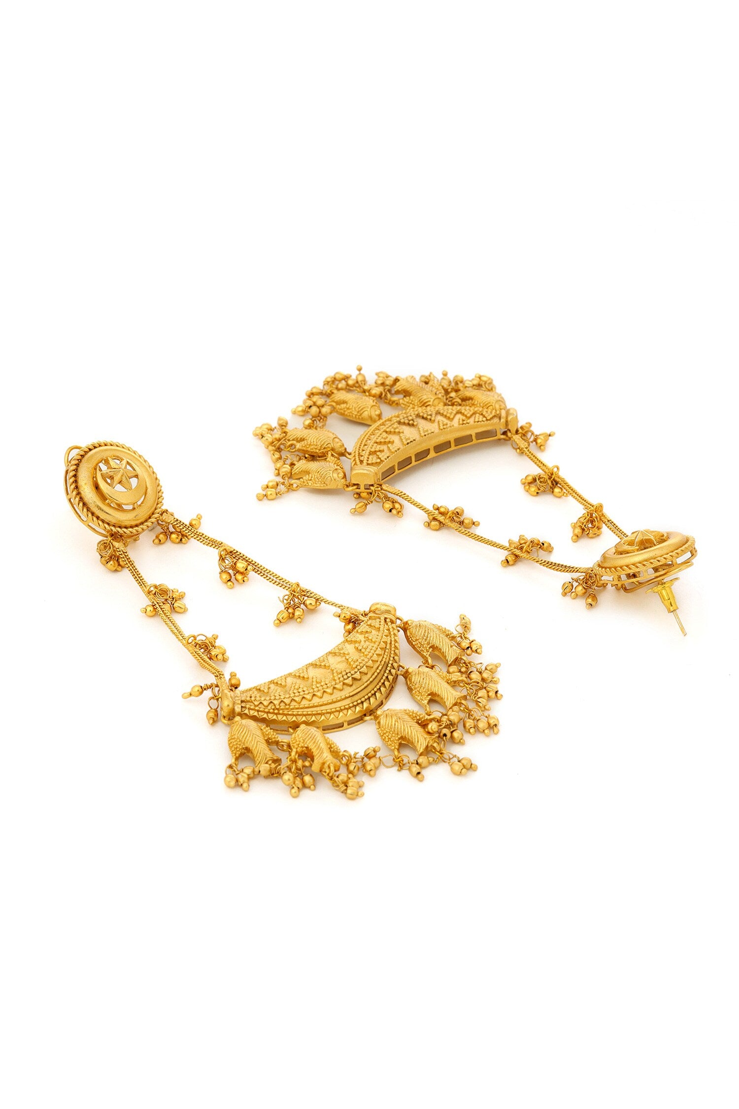 Antique Finish Earrings 