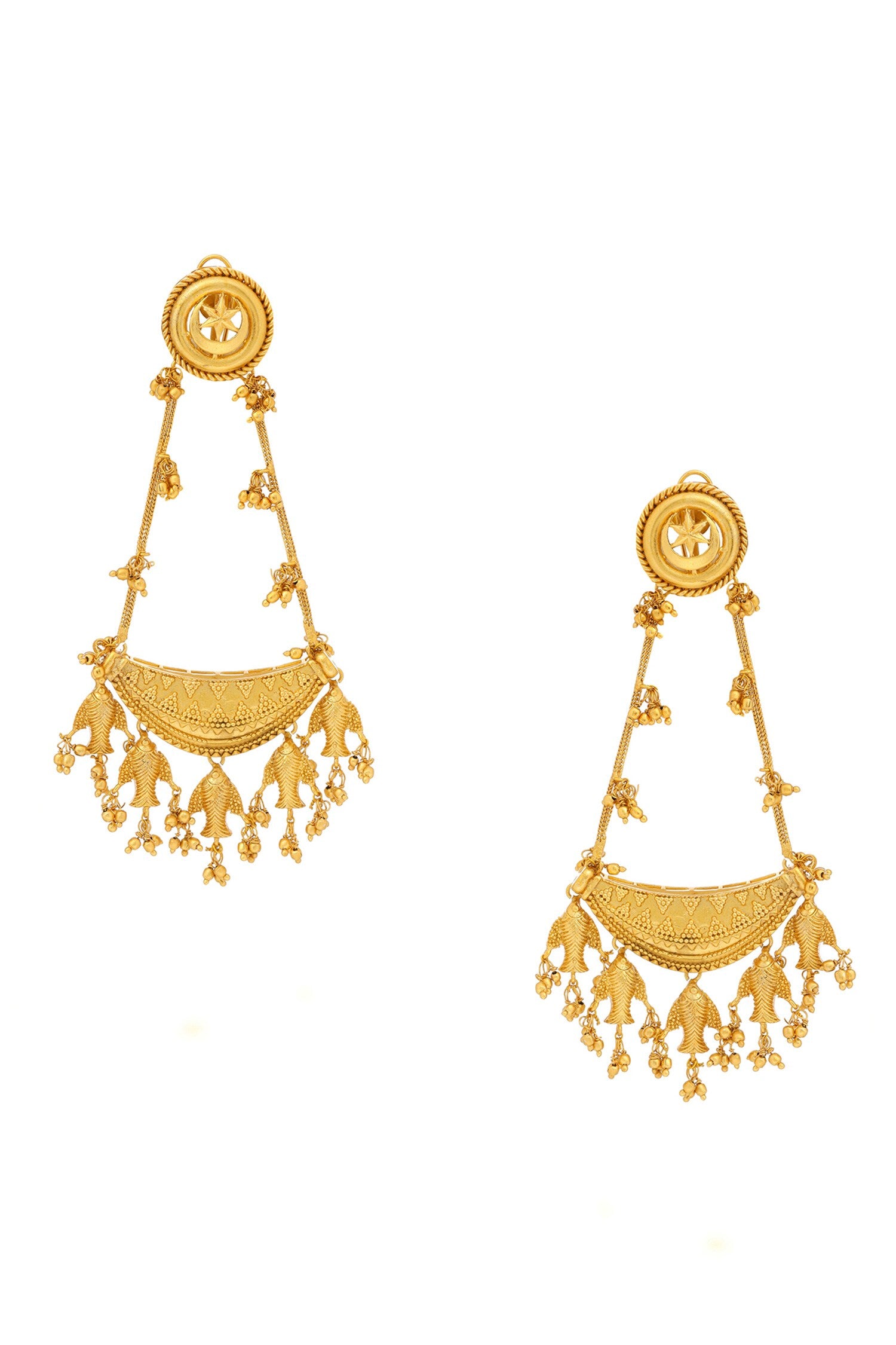 Antique Finish Earrings 