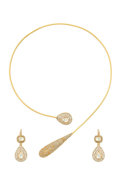 Antique Finish Earrings and Necklace set 