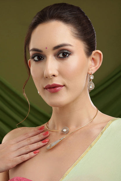 Antique Finish Earrings and Necklace set 