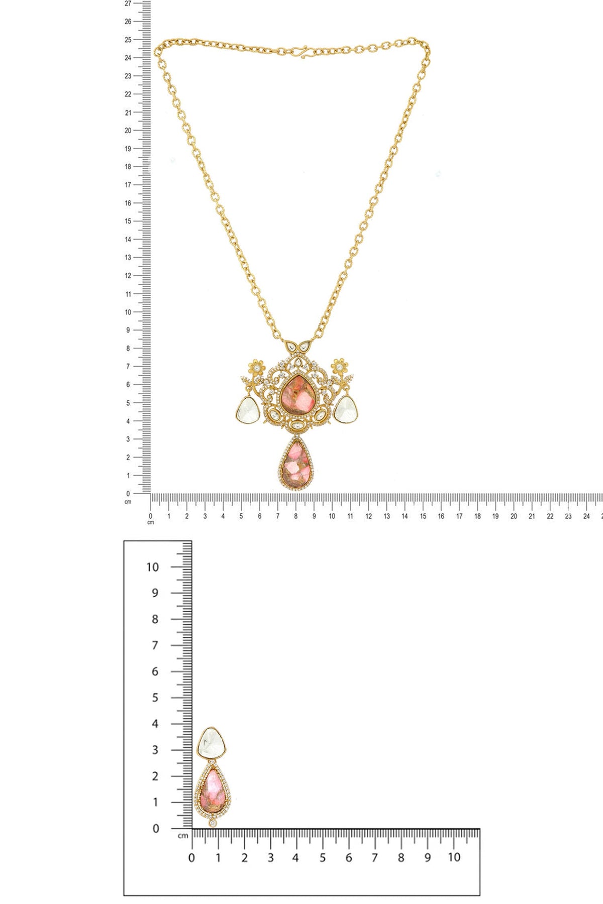 Natural Stones Earrings & Necklace set 