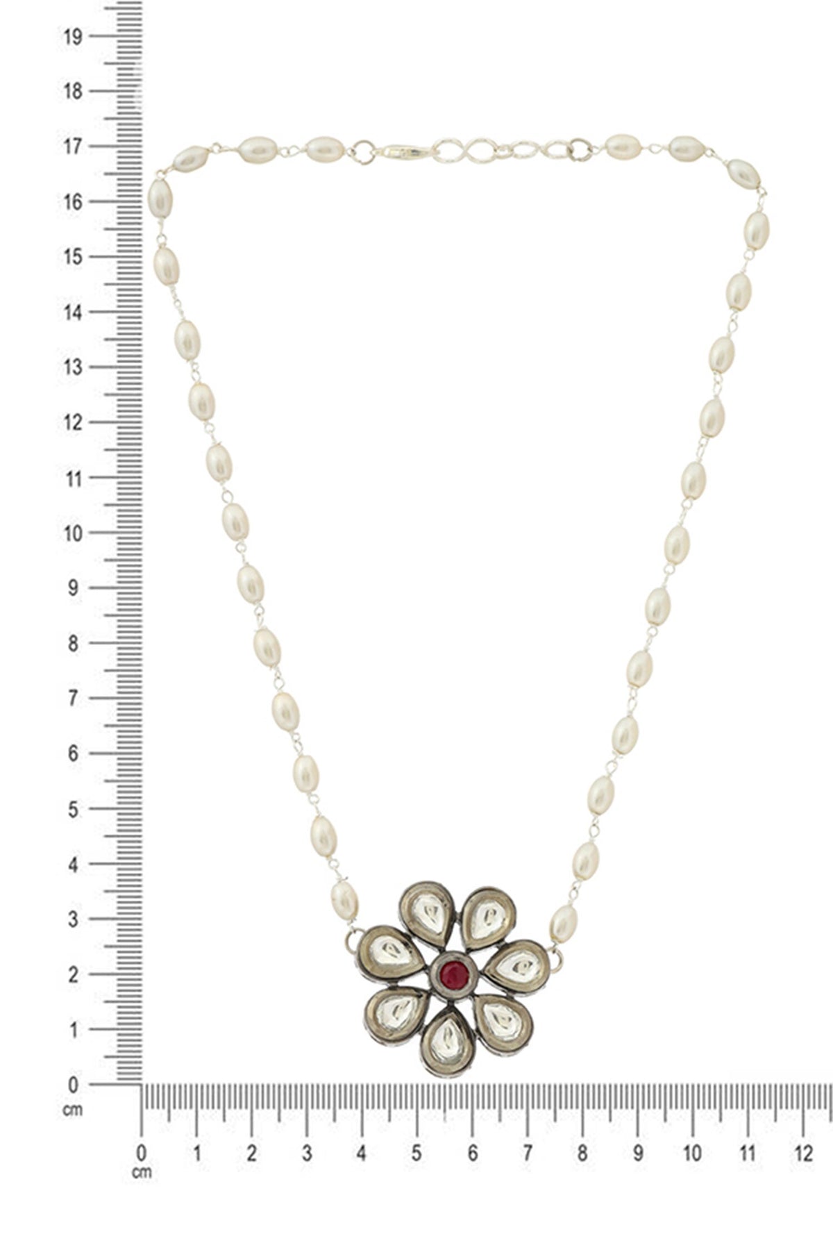 Flower Kundan Necklace 