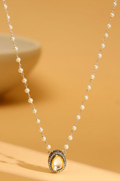 Beaded Kundan Necklace 