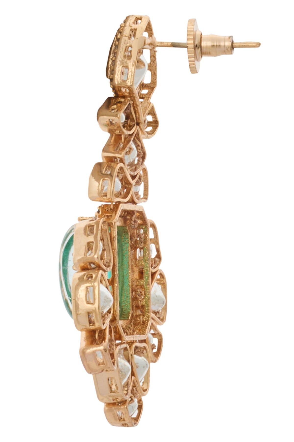 Kundan Mint Green Jewelry Set 