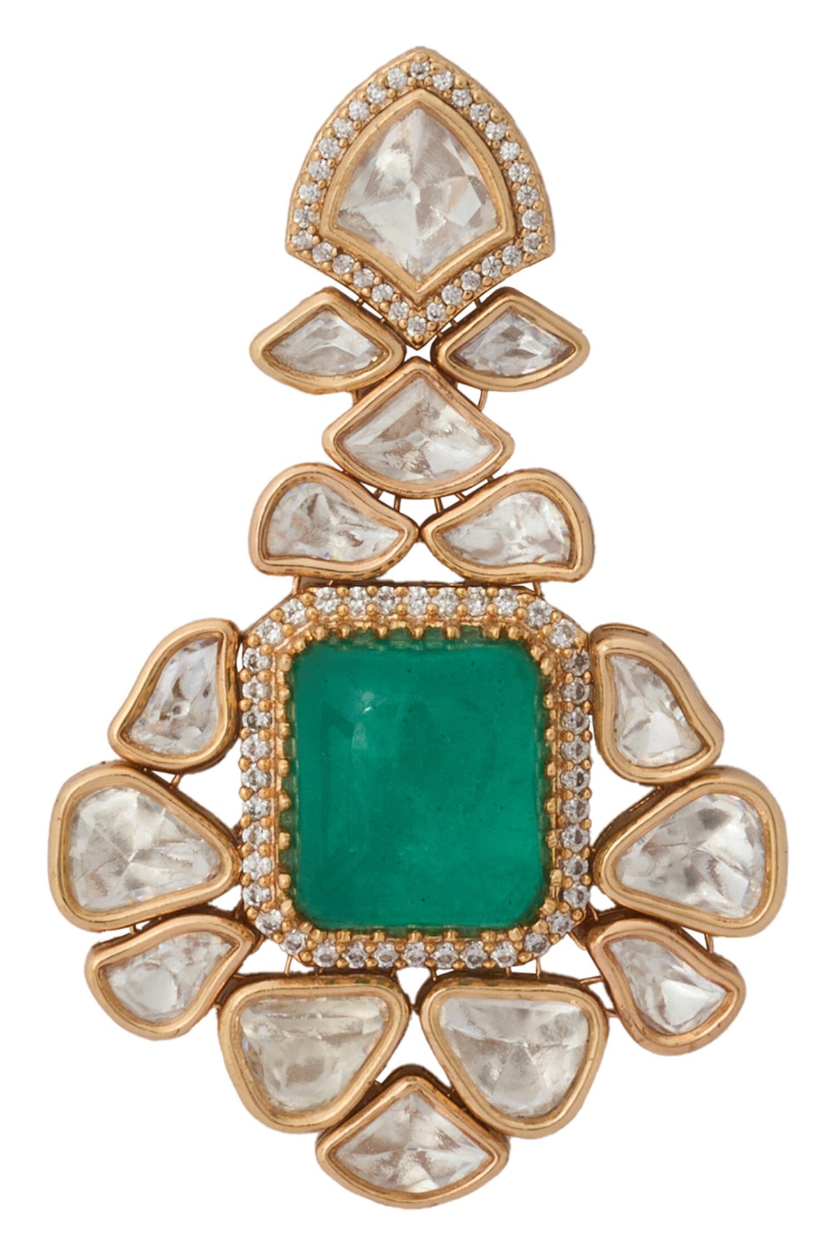 Kundan Mint Green Jewelry Set 