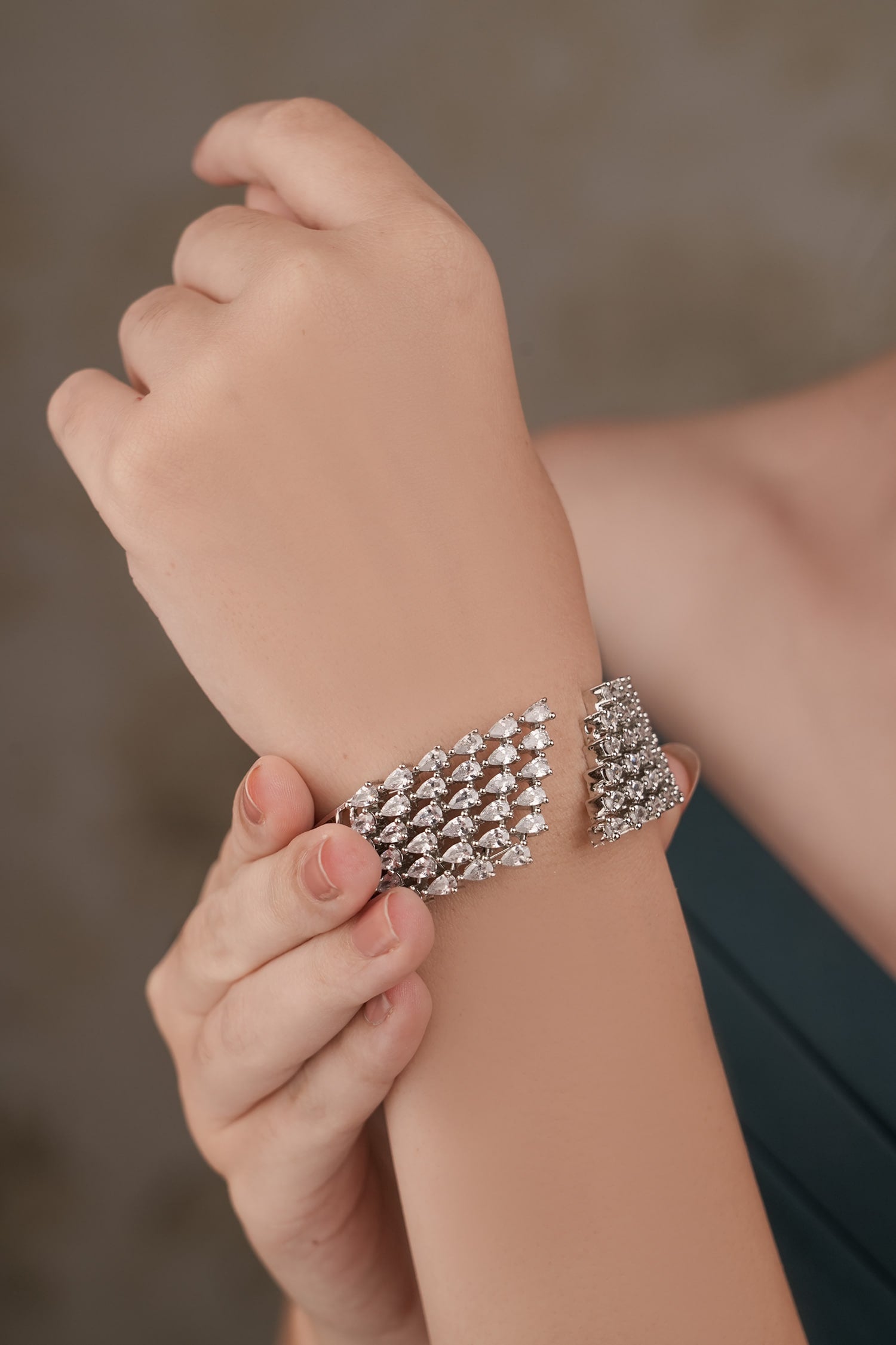 Designer Silver Plated Bracelet 
