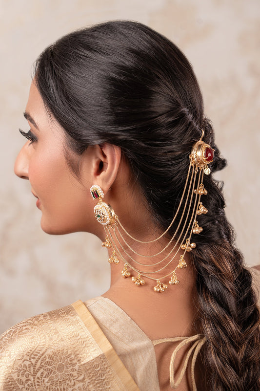 Two Tone Designer Earrings 