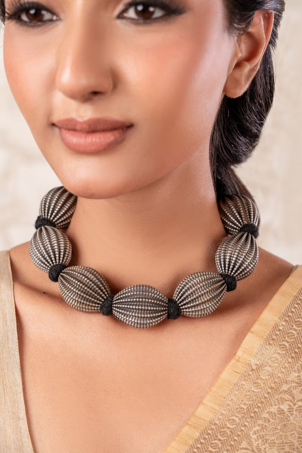 Designer Silver Plated Necklace 