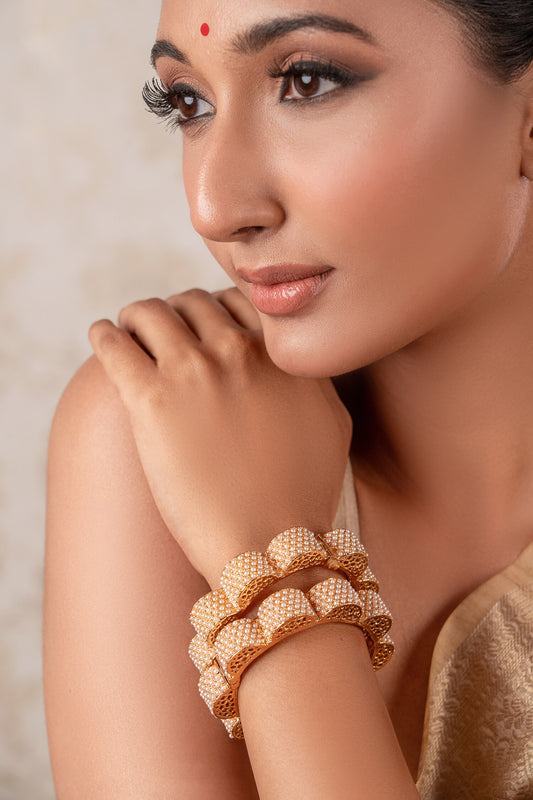 Gold Designer Bangles 