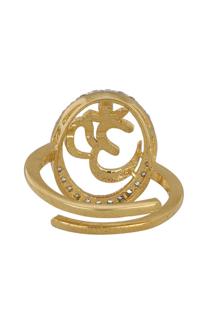 Designer 925 Silver Aum Ring 
