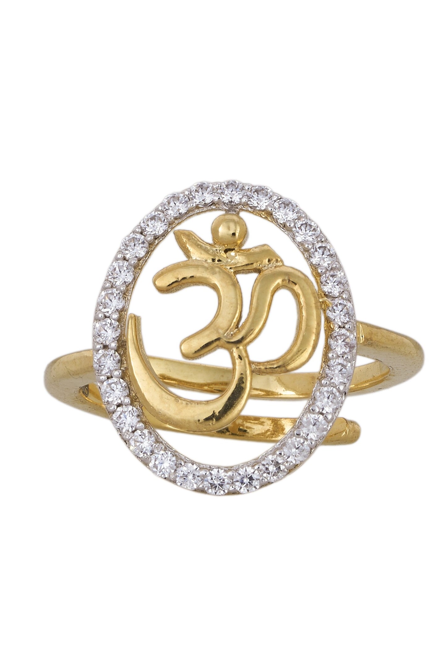 Designer 925 Silver Aum Ring 