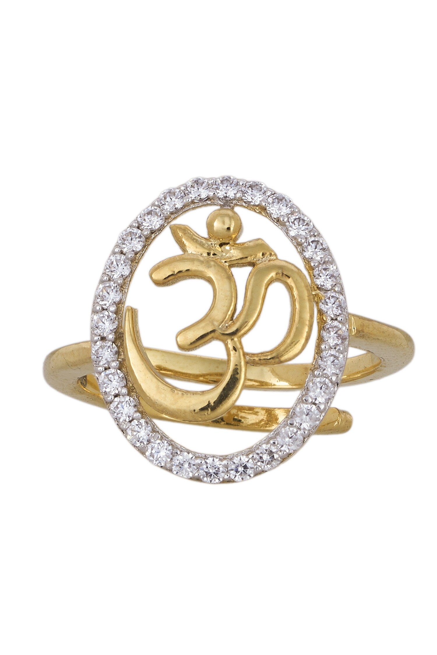 Designer 925 Silver Aum Ring 