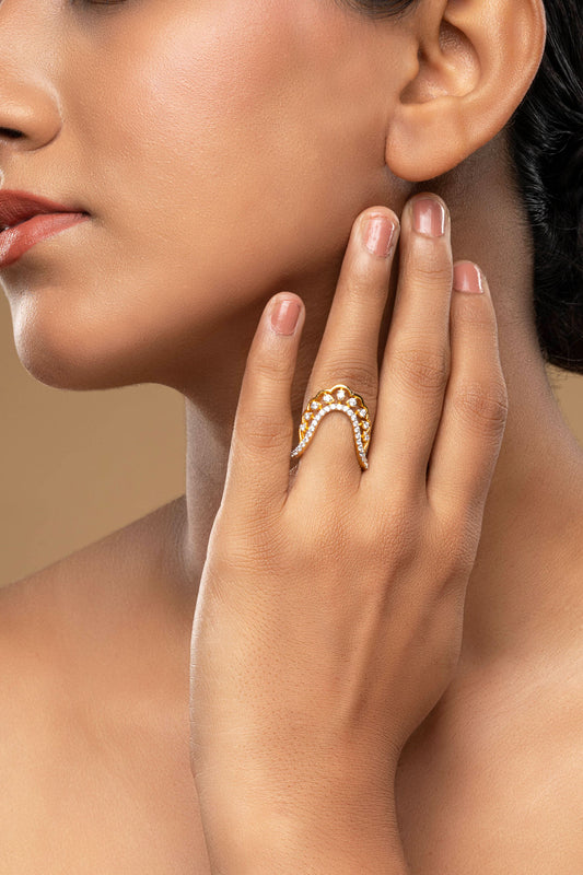Designer 925 Silver Sukasa Vanki Ring 