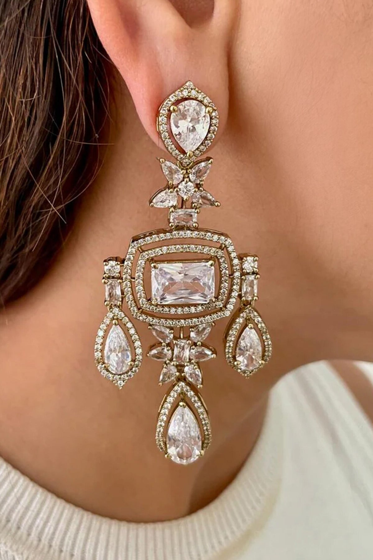 Leela 3 Layer Kanch Necklace Set 