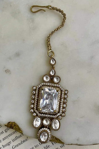 Polki Diamond Kundan Necklace Set 