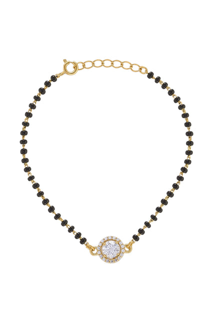 925 Silver Mini Solitaire Mangalsutra 