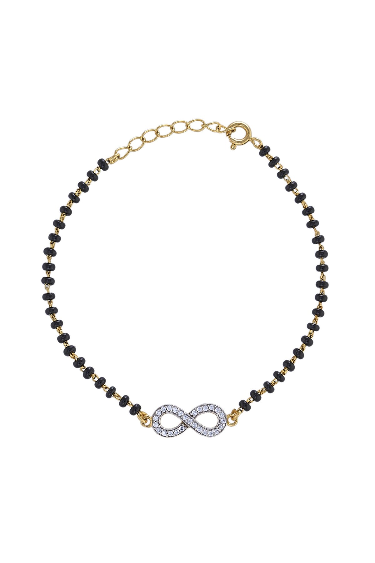 925 Silver Infinity Hand Mangalsutra 