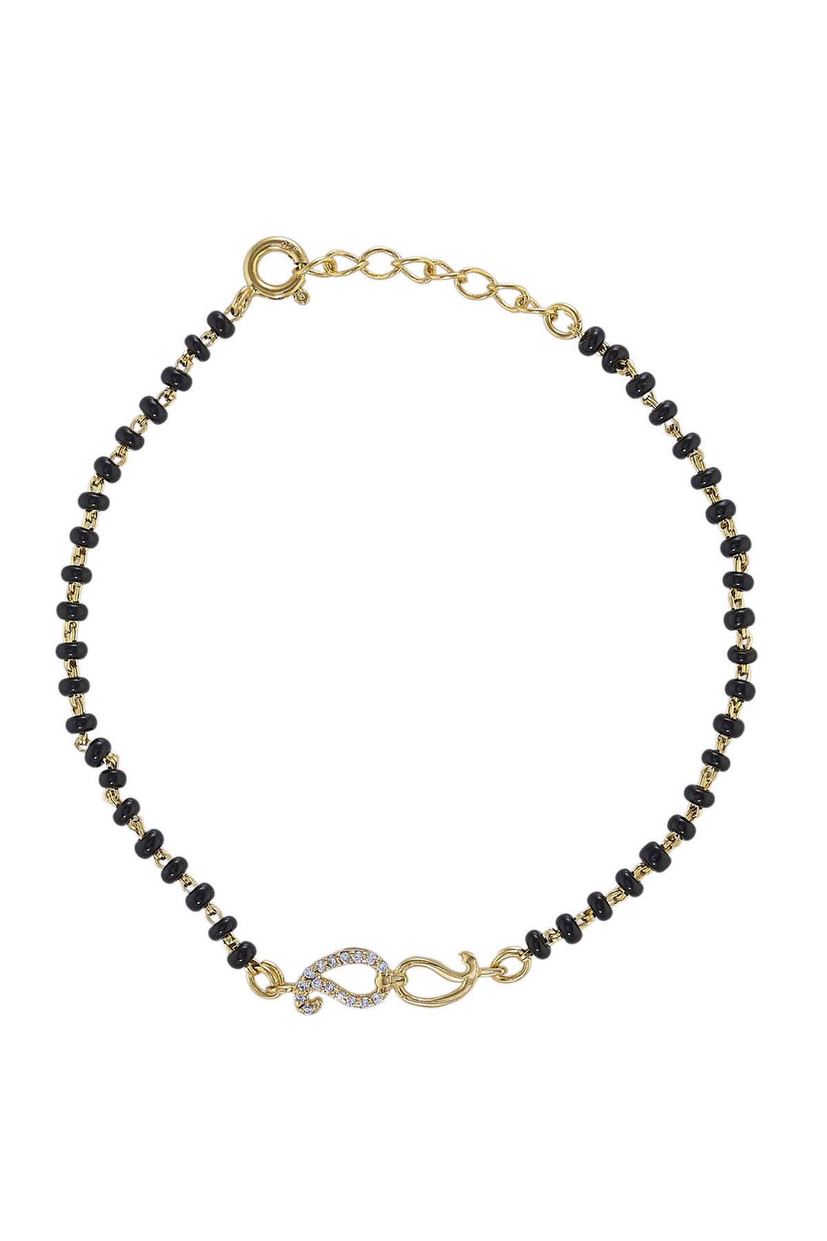 925 Silver Kanthal Hand Mangalsutra Bracelet 