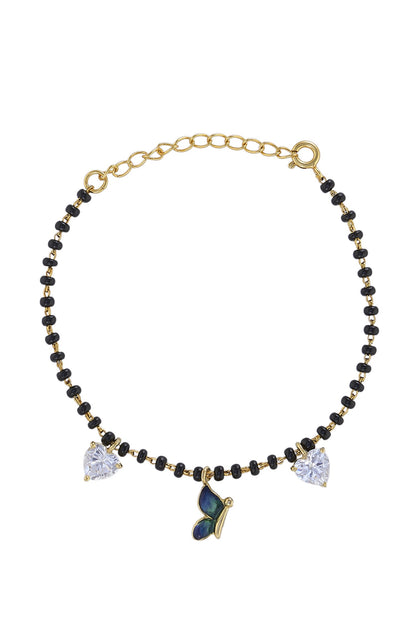 925 Silver Beli Hand Mangalsutra Bracelet 
