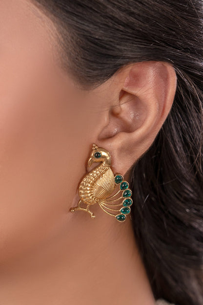 Designer Green Choker & Earring Set 