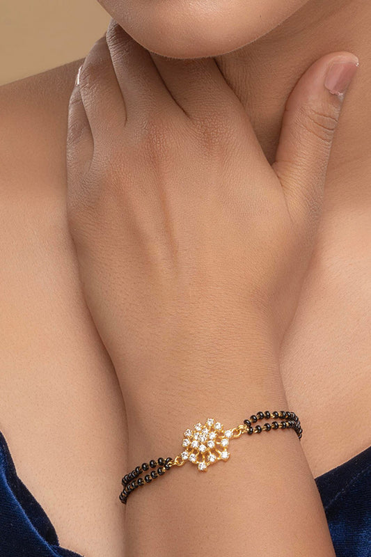 925 Silver Leehsa Hand Mangalsutra 